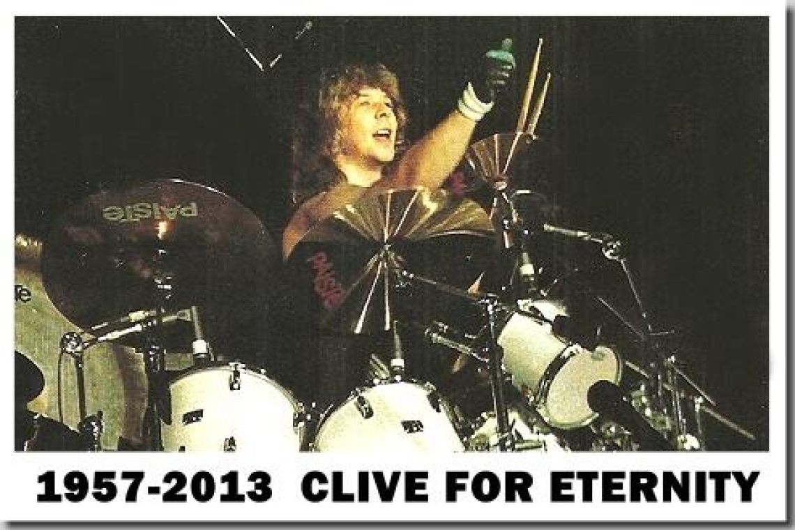 O Clive Burr ήταν ο drummer στα τρία πρώτα άλμπουμ των Iron Maiden 